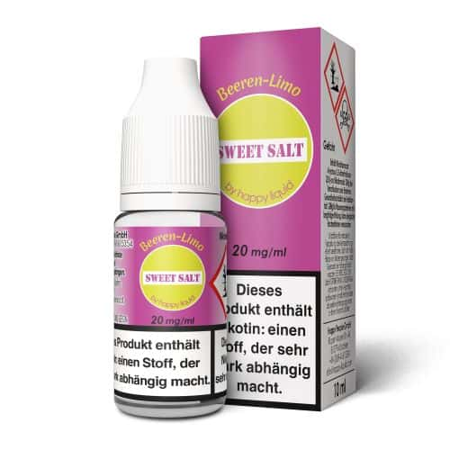 Sweet Salt Beeren Limo Nikotinsalz Liquid von Happy Liquid