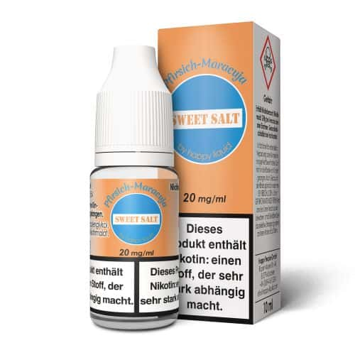 Sweet Salt Pfirsich-Maracuja Nikotinsalz Liquid von Happy Liquid