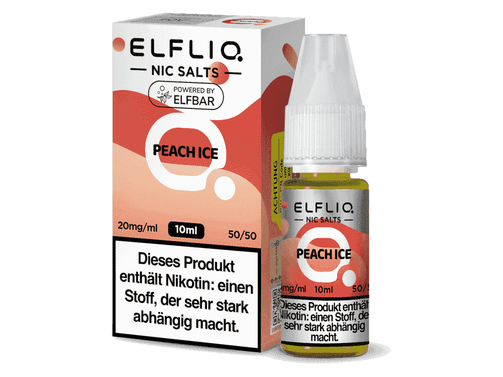 ELFLIQ Peach Ice Nikotinsalz Liquid