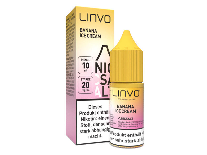 Linvo Banana Ice Cream Nikotinsalz Liquid