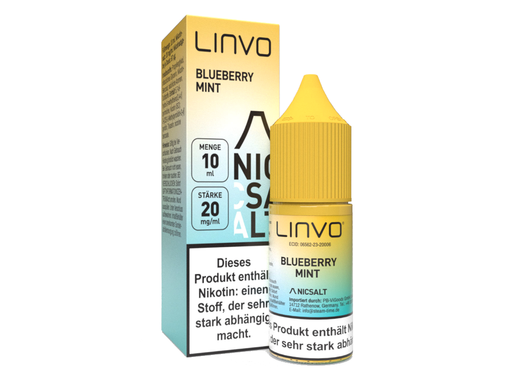 Linvo Blueberry Mint Nikotinsalz Liquid