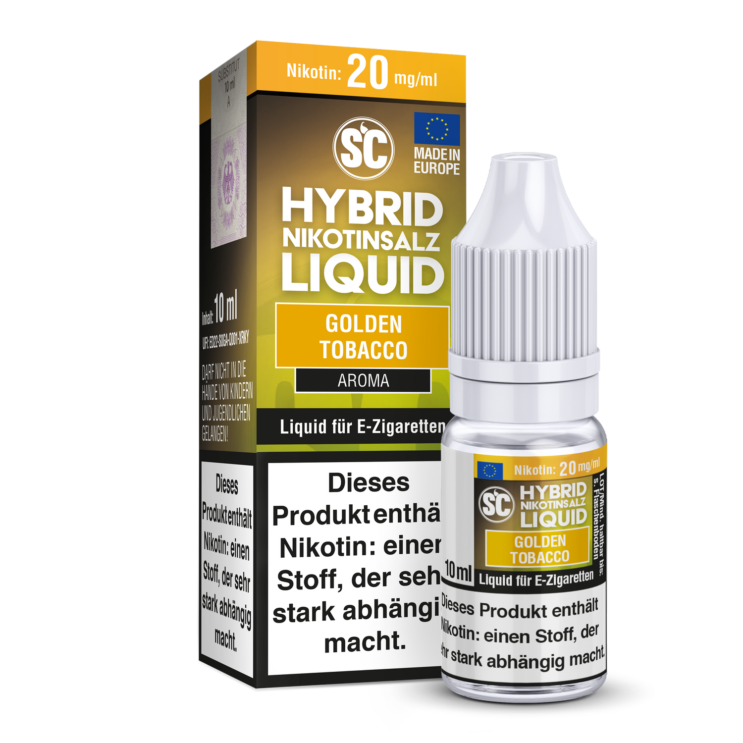 SC Golden Tobacco Hybrid Nikotinsalz Liquid