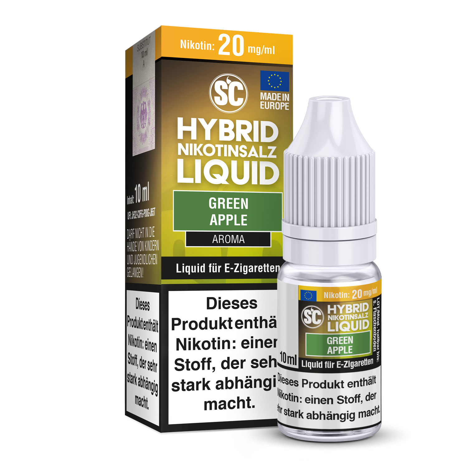 SC Green Apple Hybrid Nikotinsalz Liquid