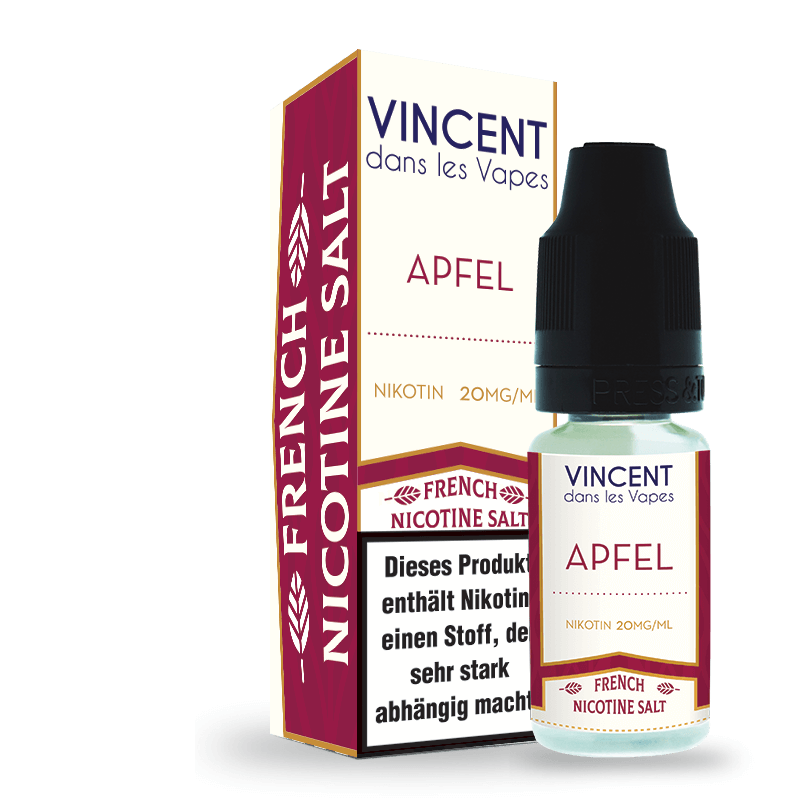 Vincent dans les Vapes - Apfel Nikotinsalz Liquid