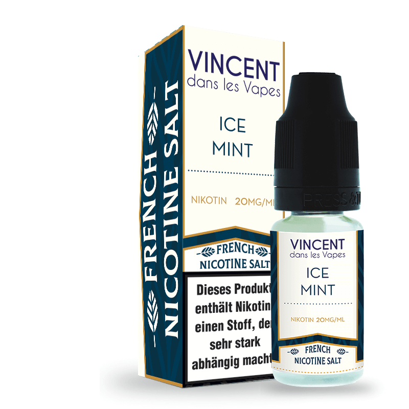 Vincent dans les Vapes - Ice Mint Nikotinsalz Liquid