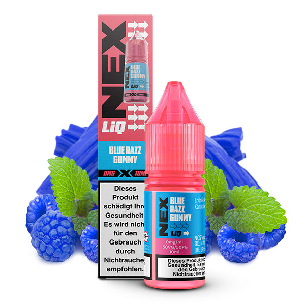 Pod Salt NexLiq Blue Razz Gummy Nikotinsalz Liquid