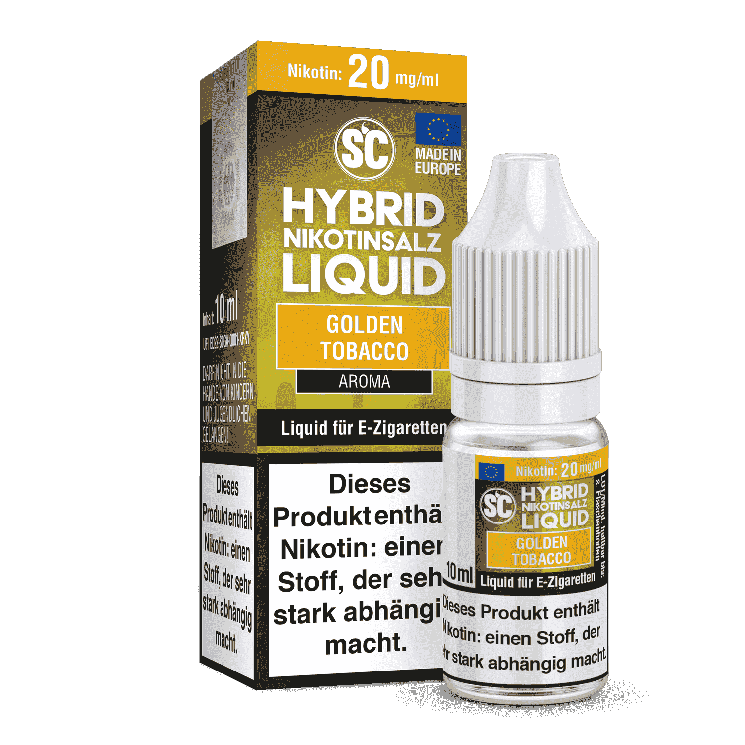 SC Golden Tobacco Hybrid Nikotinsalz Liquid