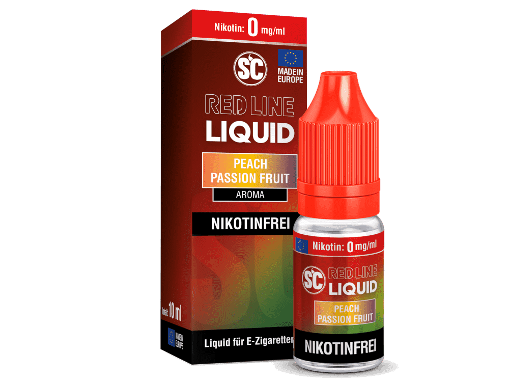 SC Red Line Peach Passion Fruit Nikotinsalz Liquid